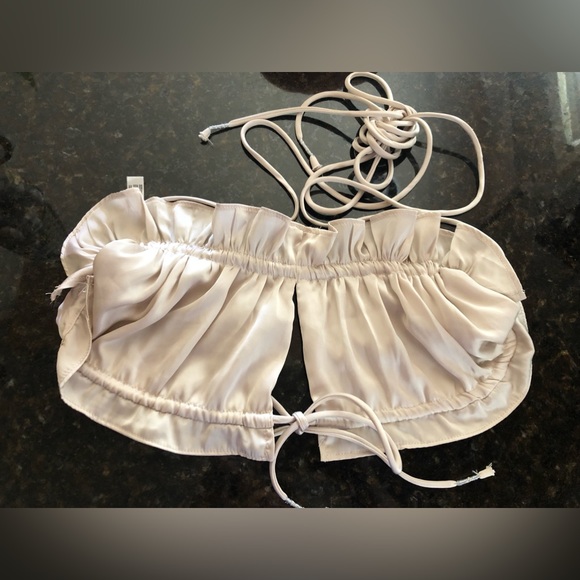 FREE PEOPLE Intimately Tan Halter Style Top Size S - Picture 1 of 1